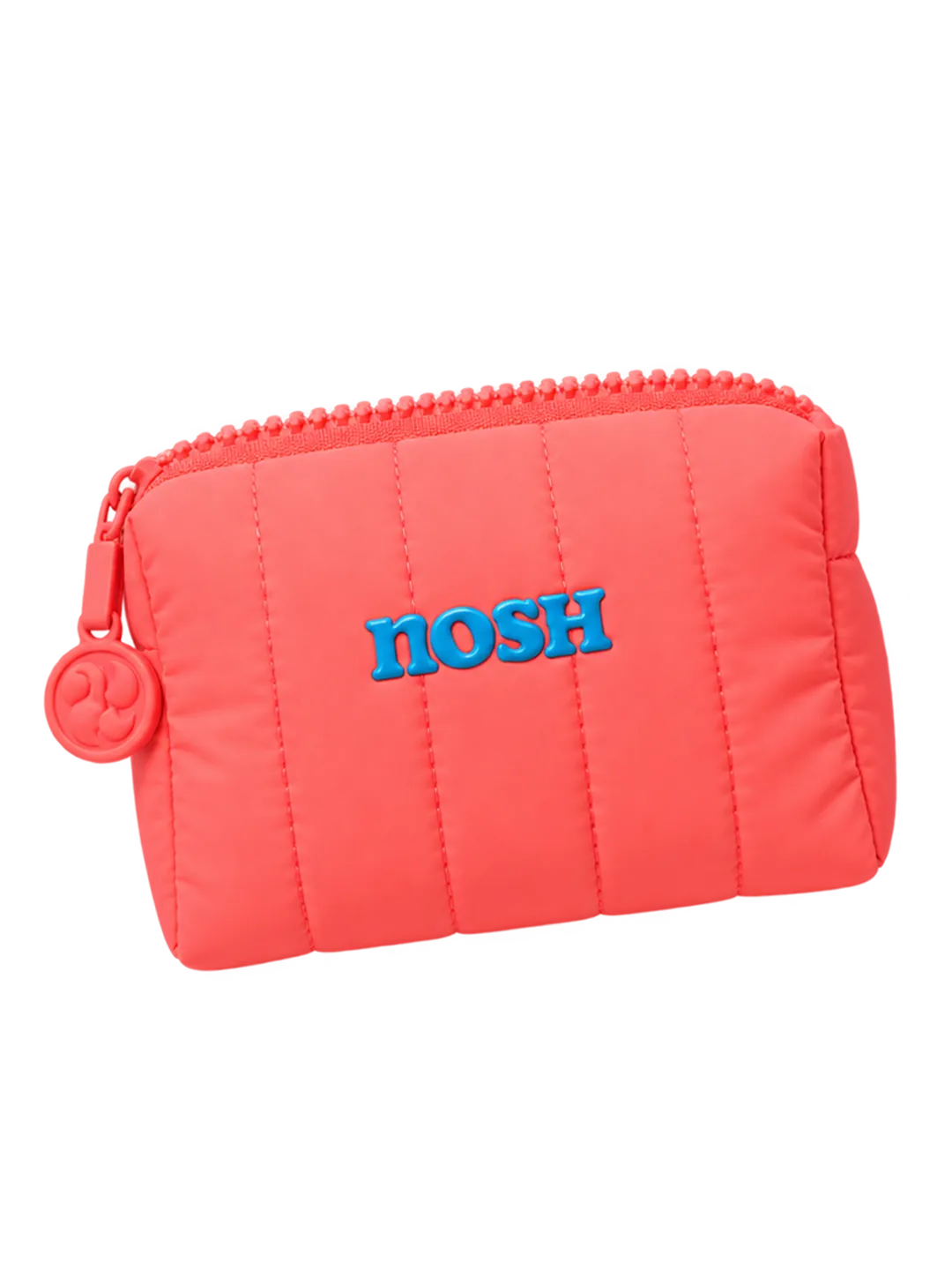 nosh Coral makeup pouch